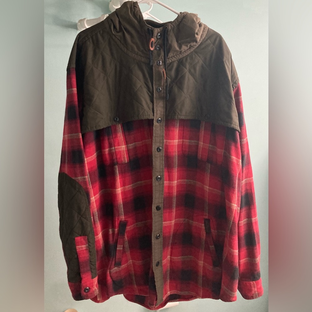 Hard to find Polo flannel hoodie